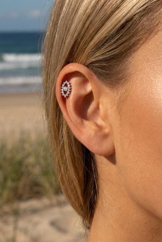 Piercings en acier inoxydable
