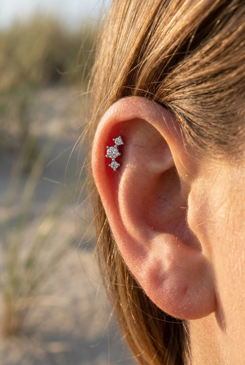 Piercings en acier inoxydable