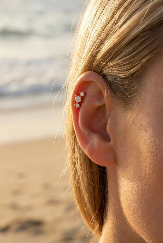 Piercings en acier inoxydable