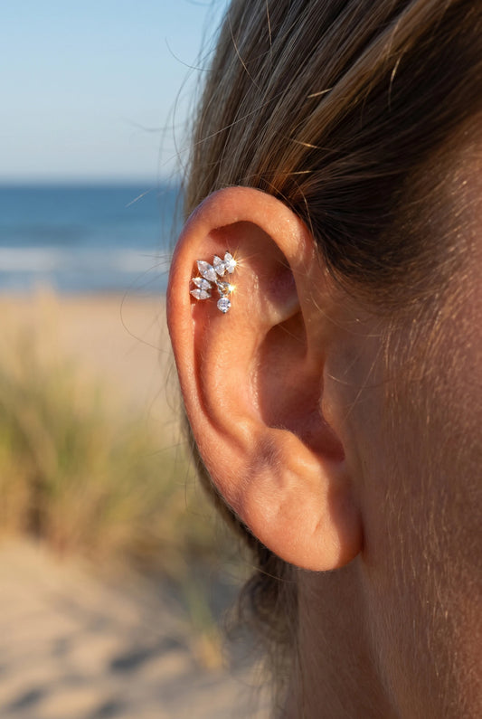 Piercings en acier inoxydable