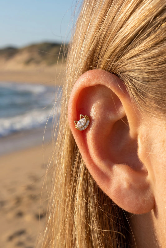 Piercings en acier inoxydable