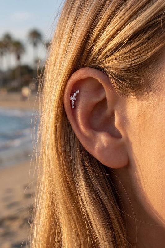 Piercings en acier inoxydable