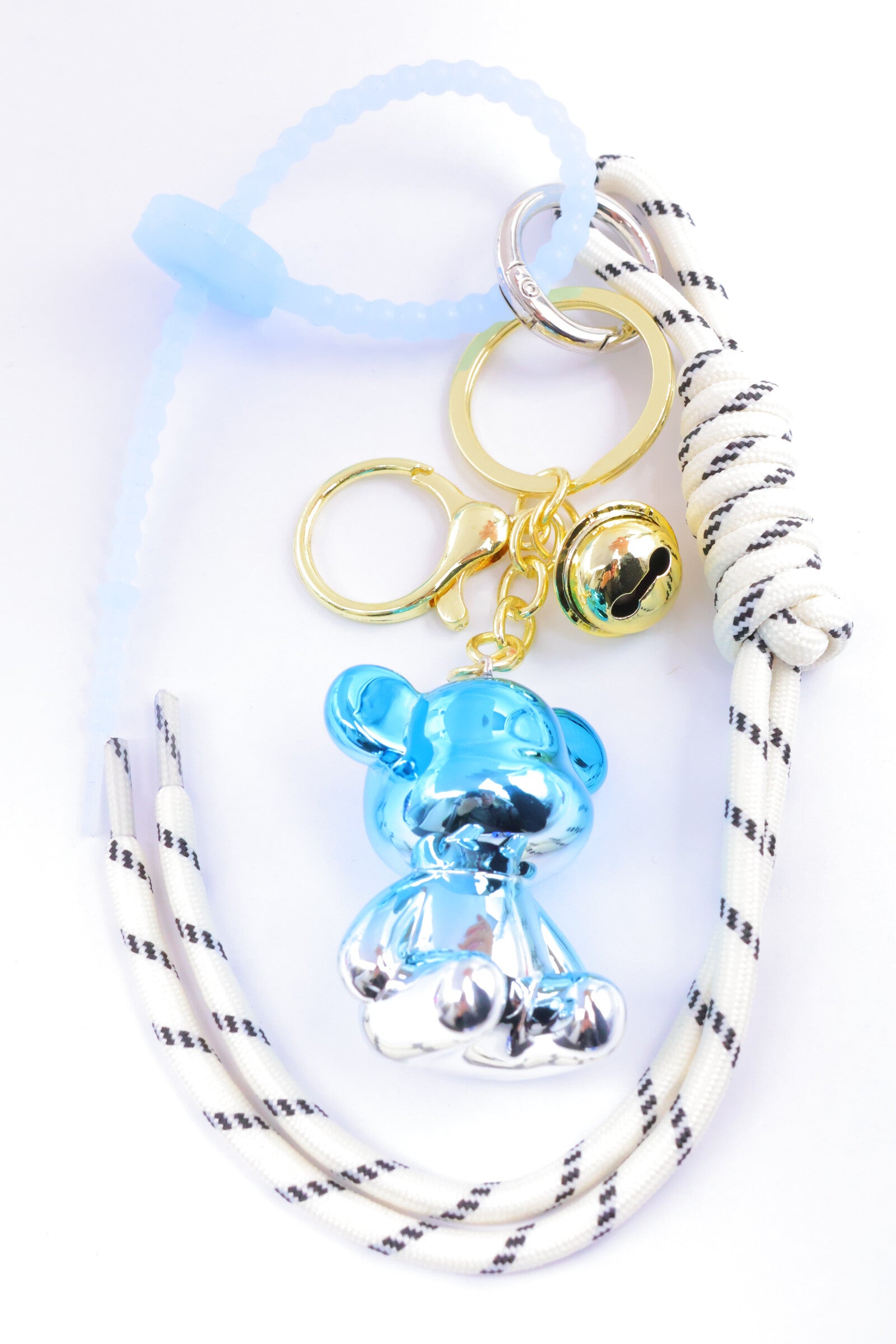 Porte clé nounours - BLEU
