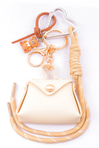 Porte clé sac à main - BLANC