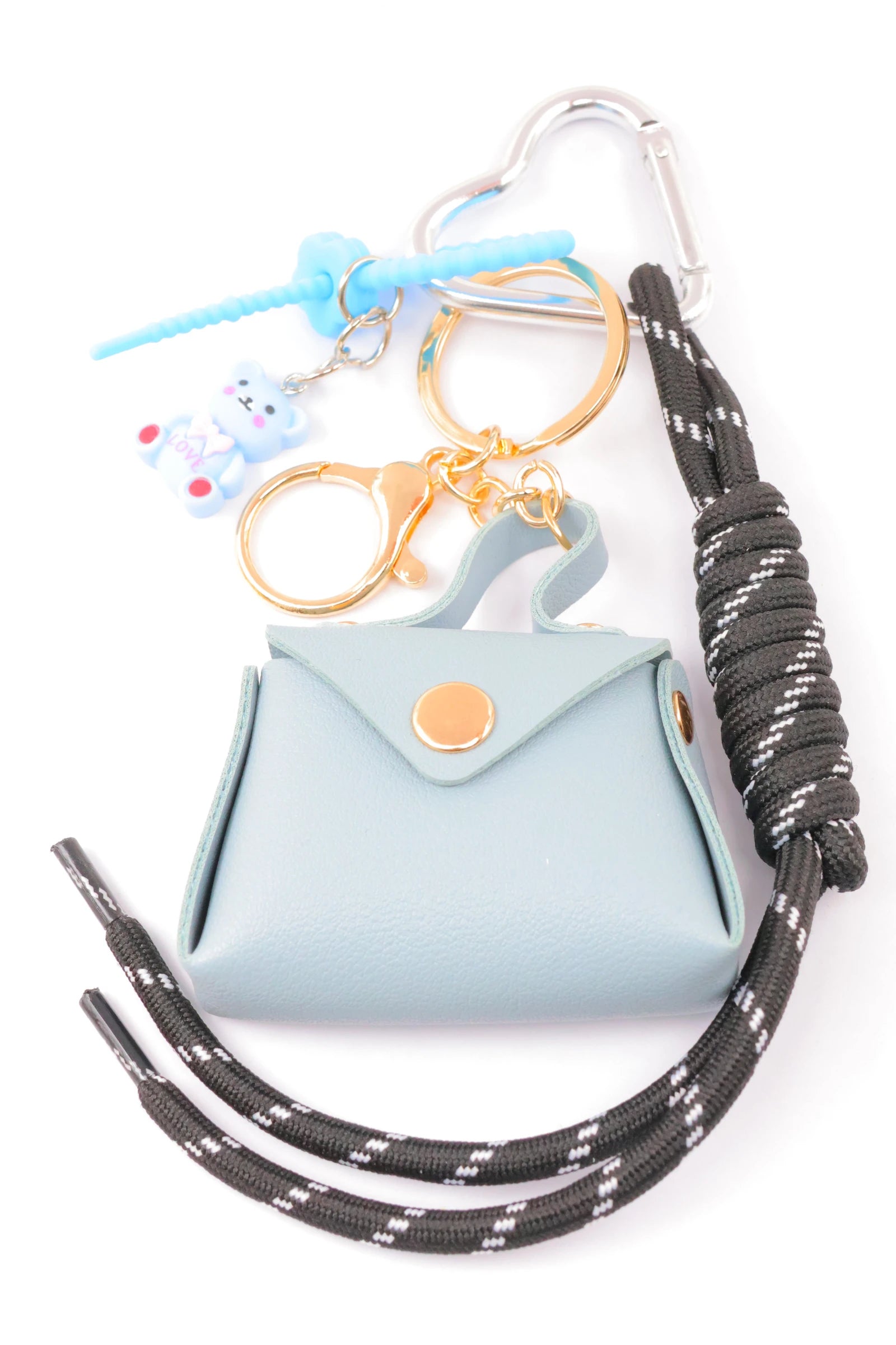 Porte clé sac à main - BLEU