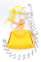 Porte clé sac à main - JAUNE