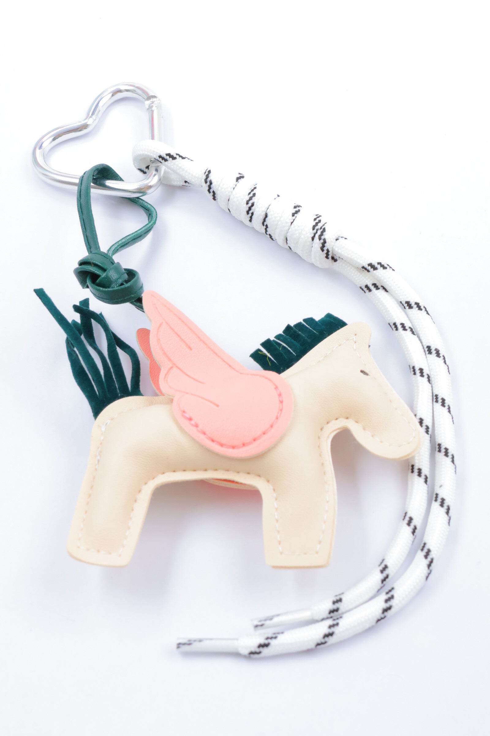 Porte clé cheval - BLANC