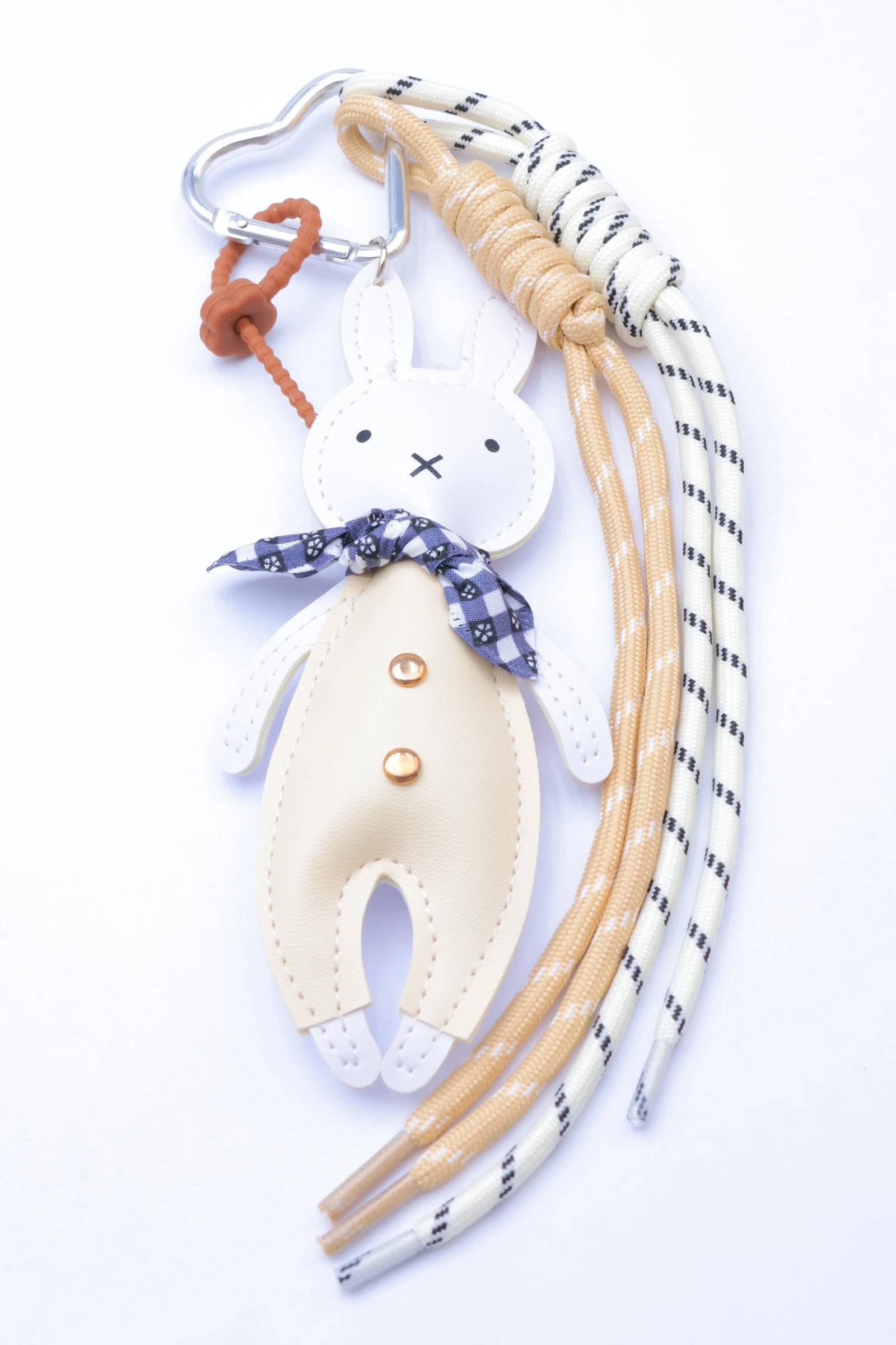 Porte clé lapin - BLANC