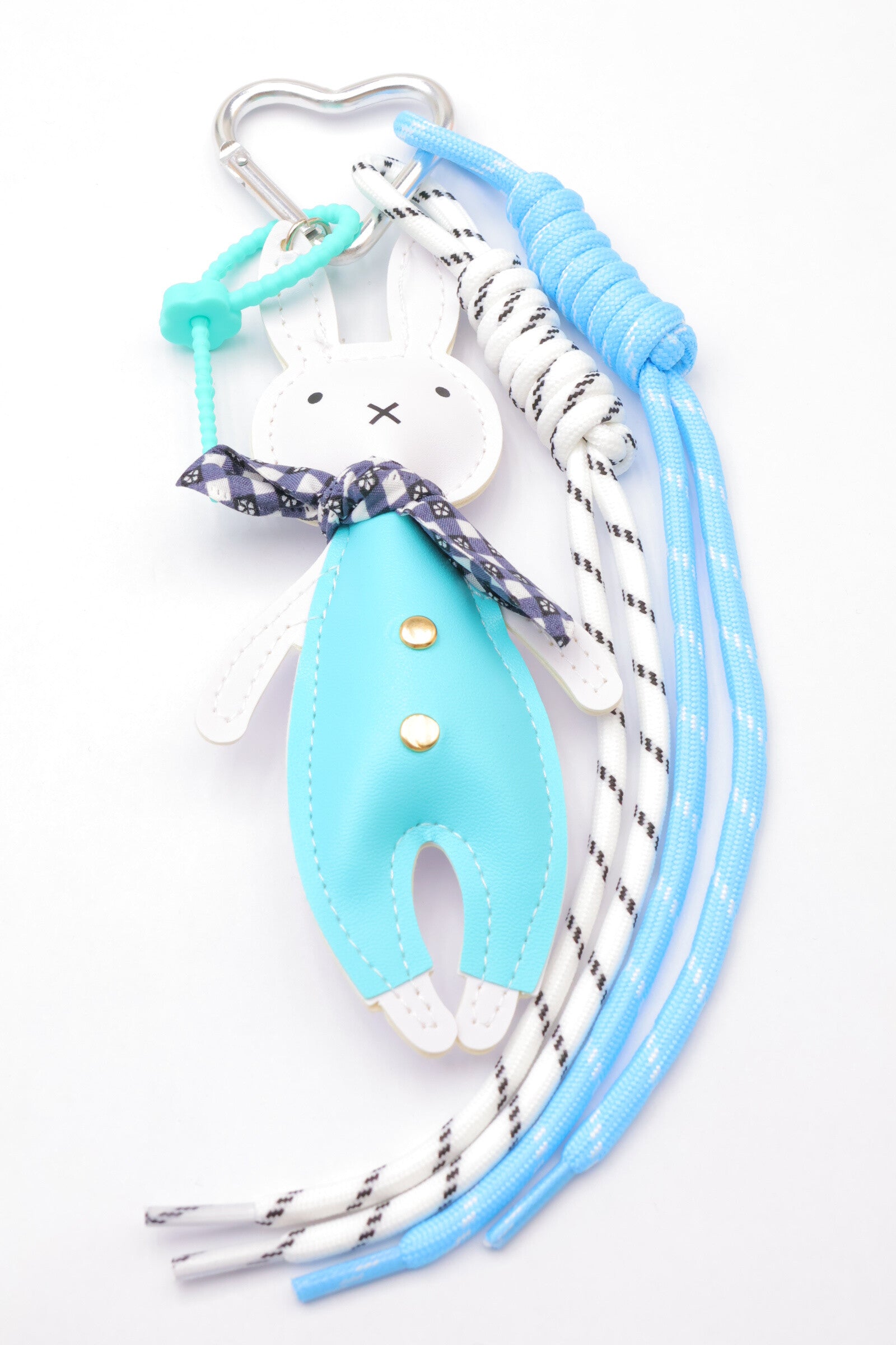 Porte clé lapin - BLEU