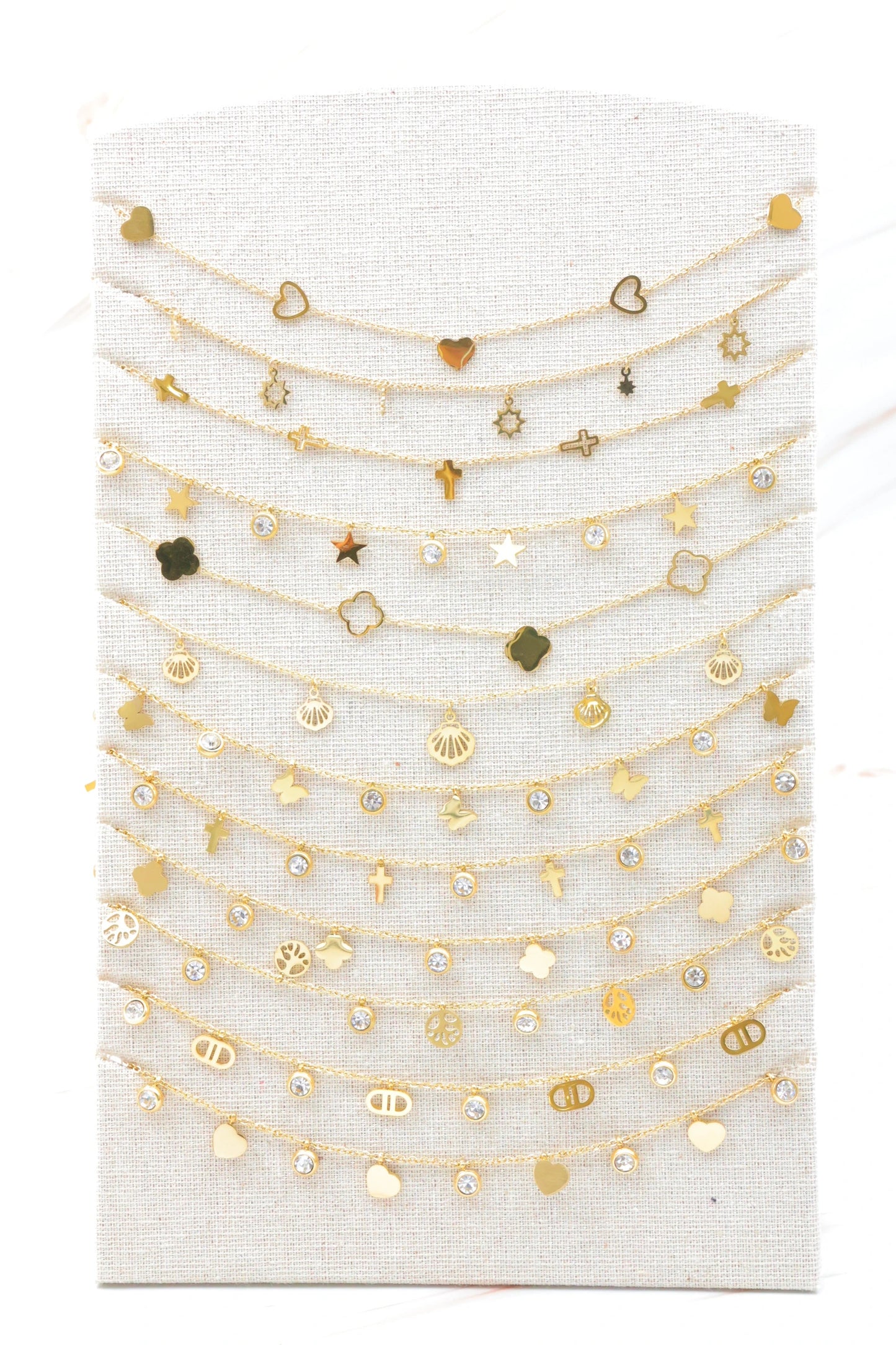 Lots de bijoux avec présentoir