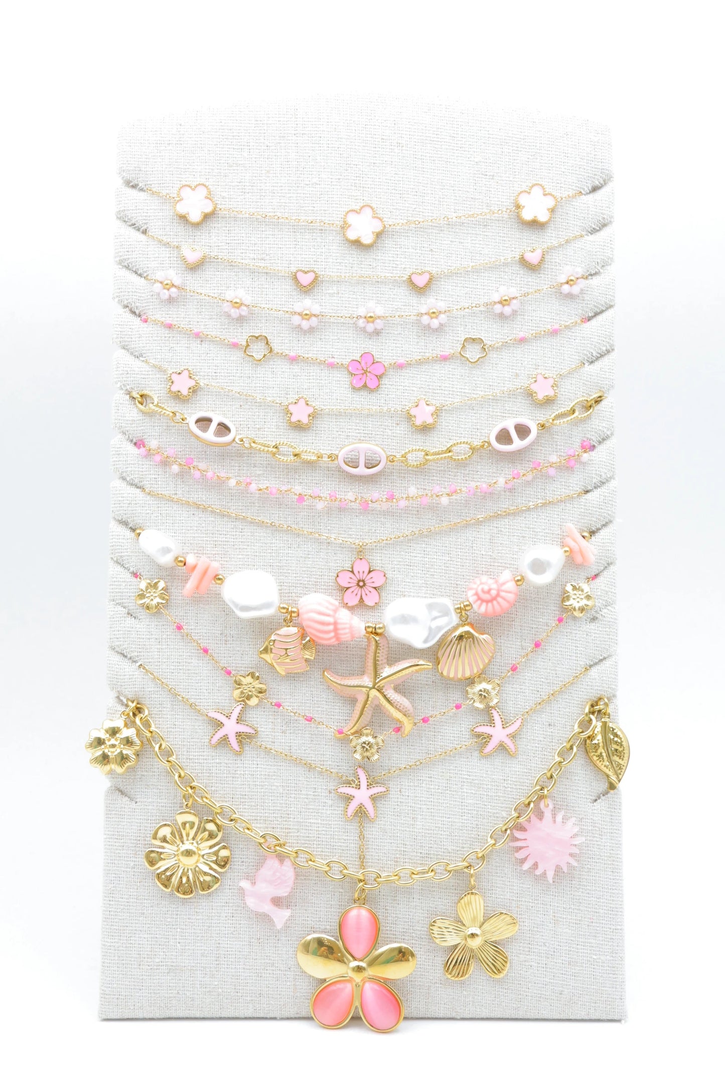 Lots de bijoux avec présentoir