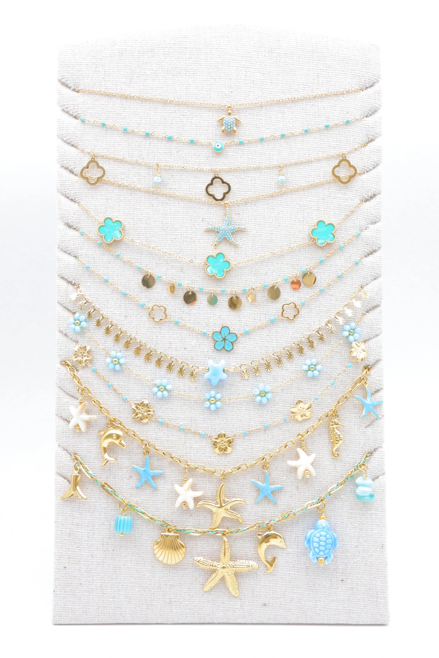 Lots de bijoux avec présentoir
