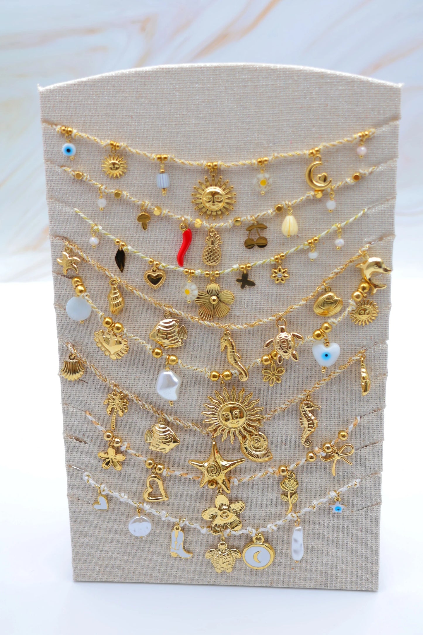Lots de bijoux avec présentoir