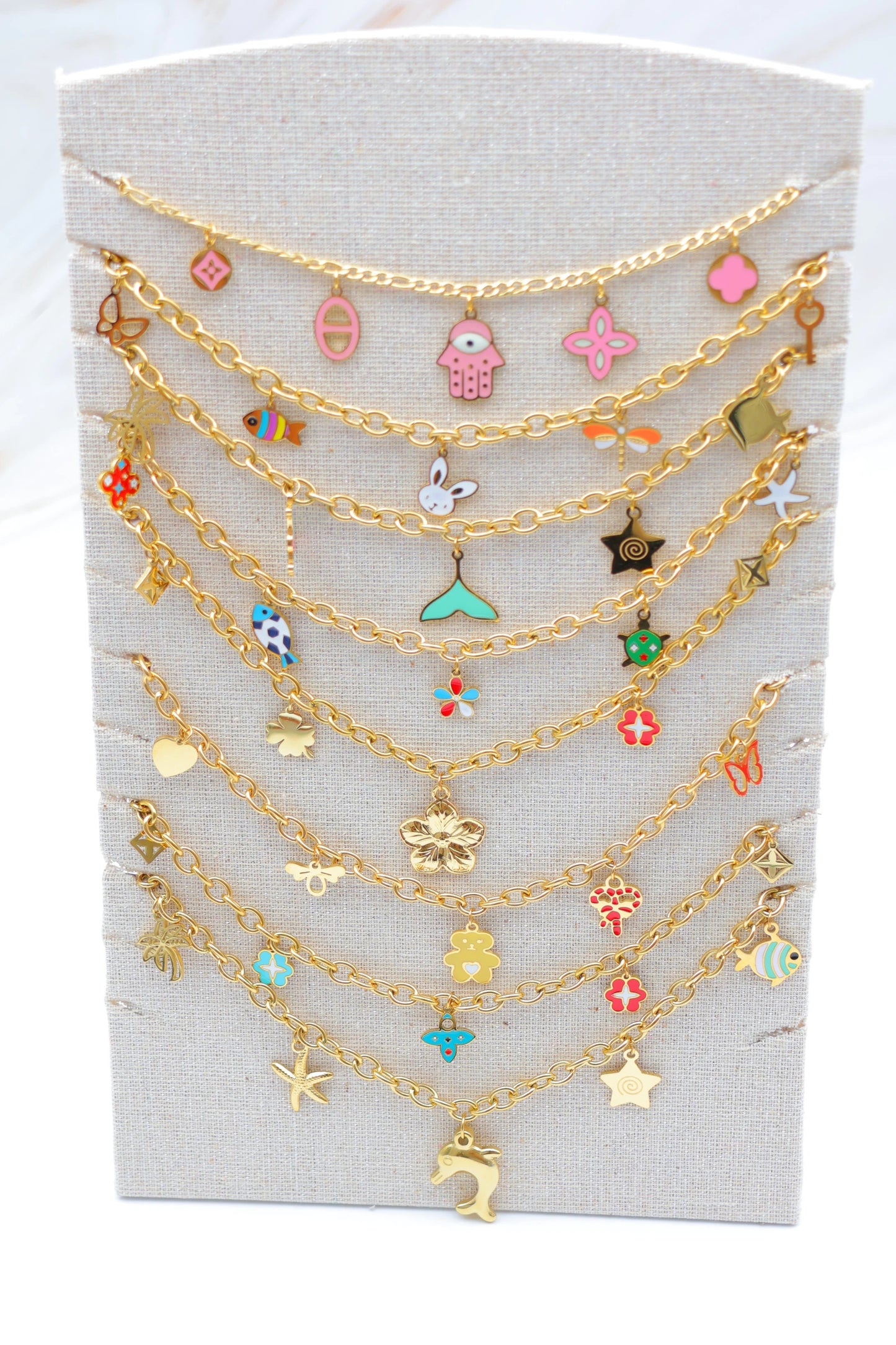 Lots de bijoux avec présentoir
