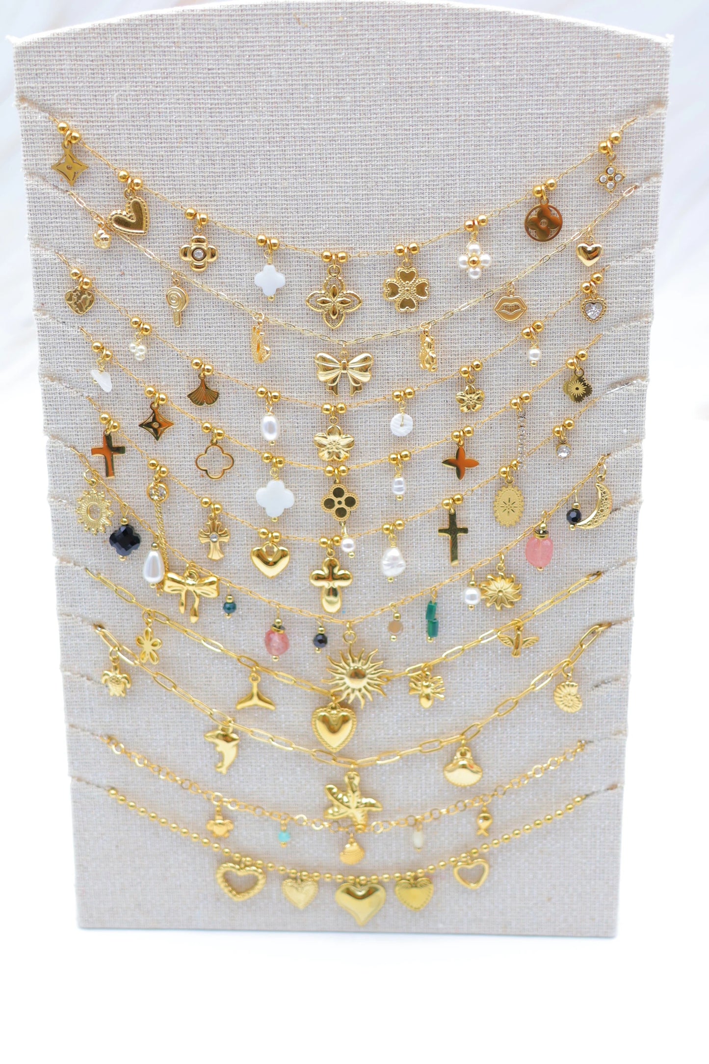 Lots de bijoux avec présentoir