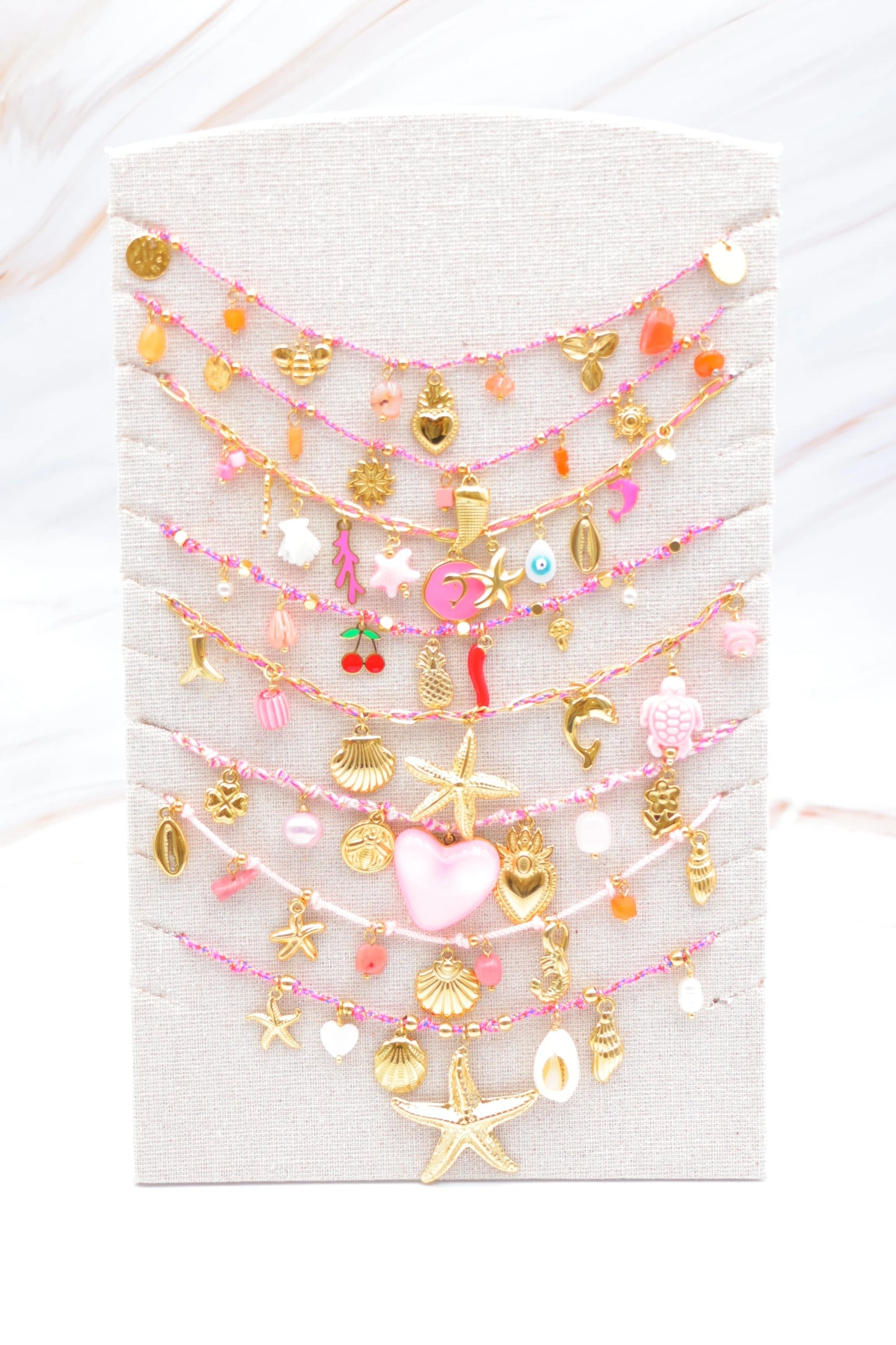 Lots de bijoux avec présentoir