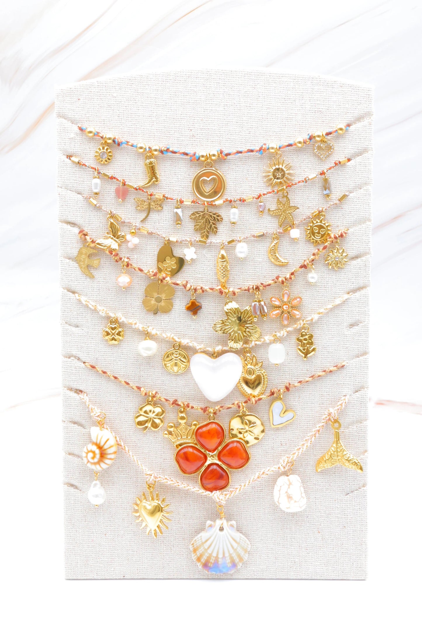 Lots de bijoux avec présentoir