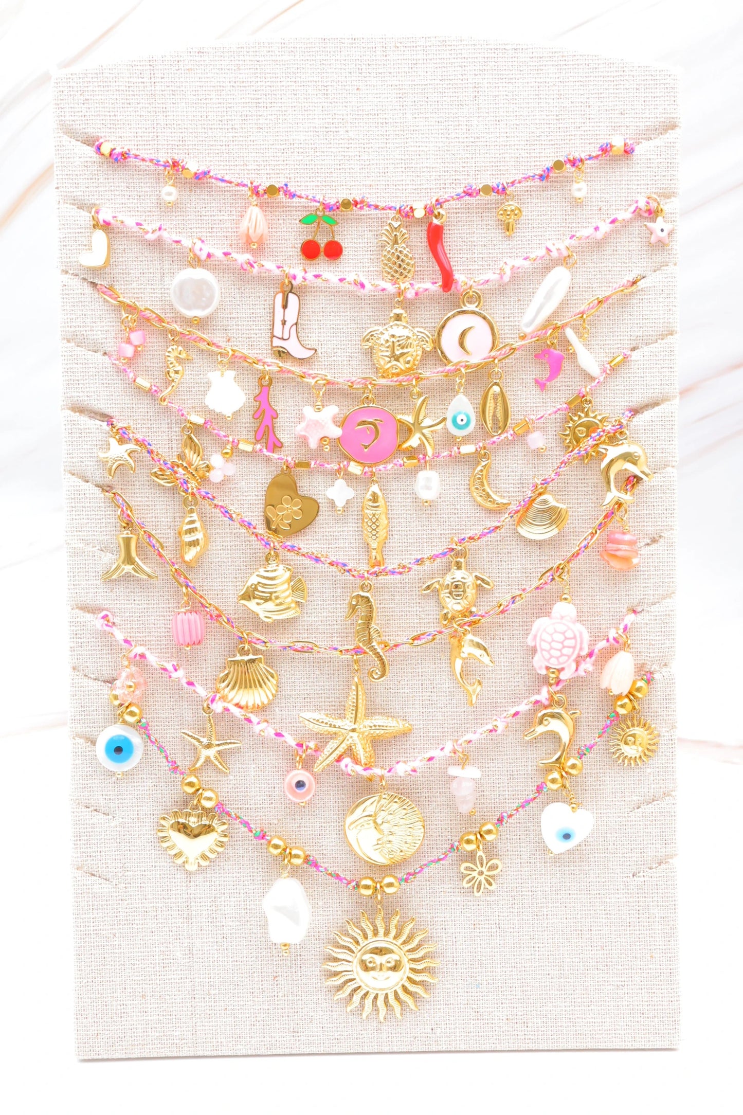 Lots de bijoux avec présentoir