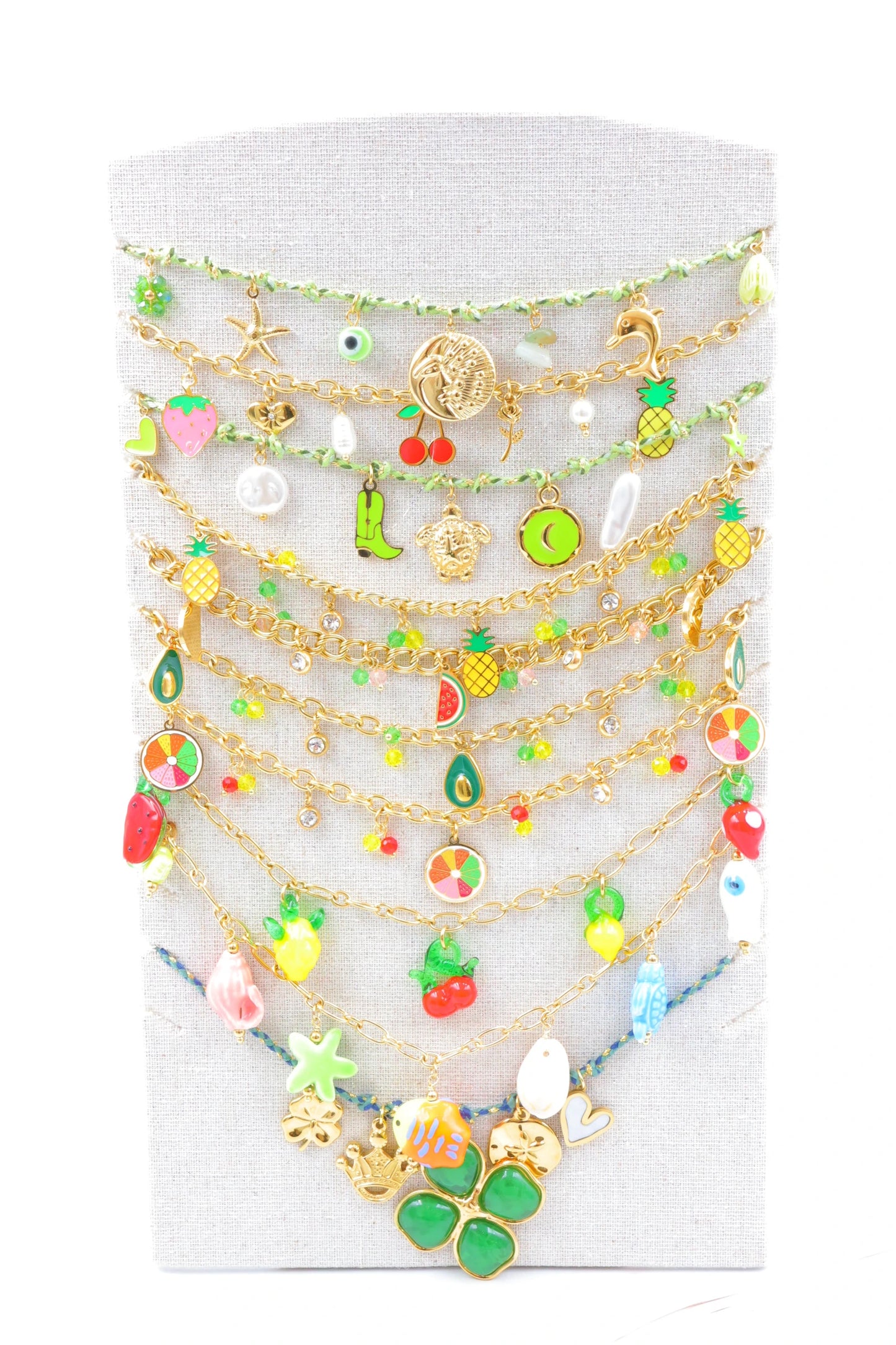 Lots de bijoux avec présentoir