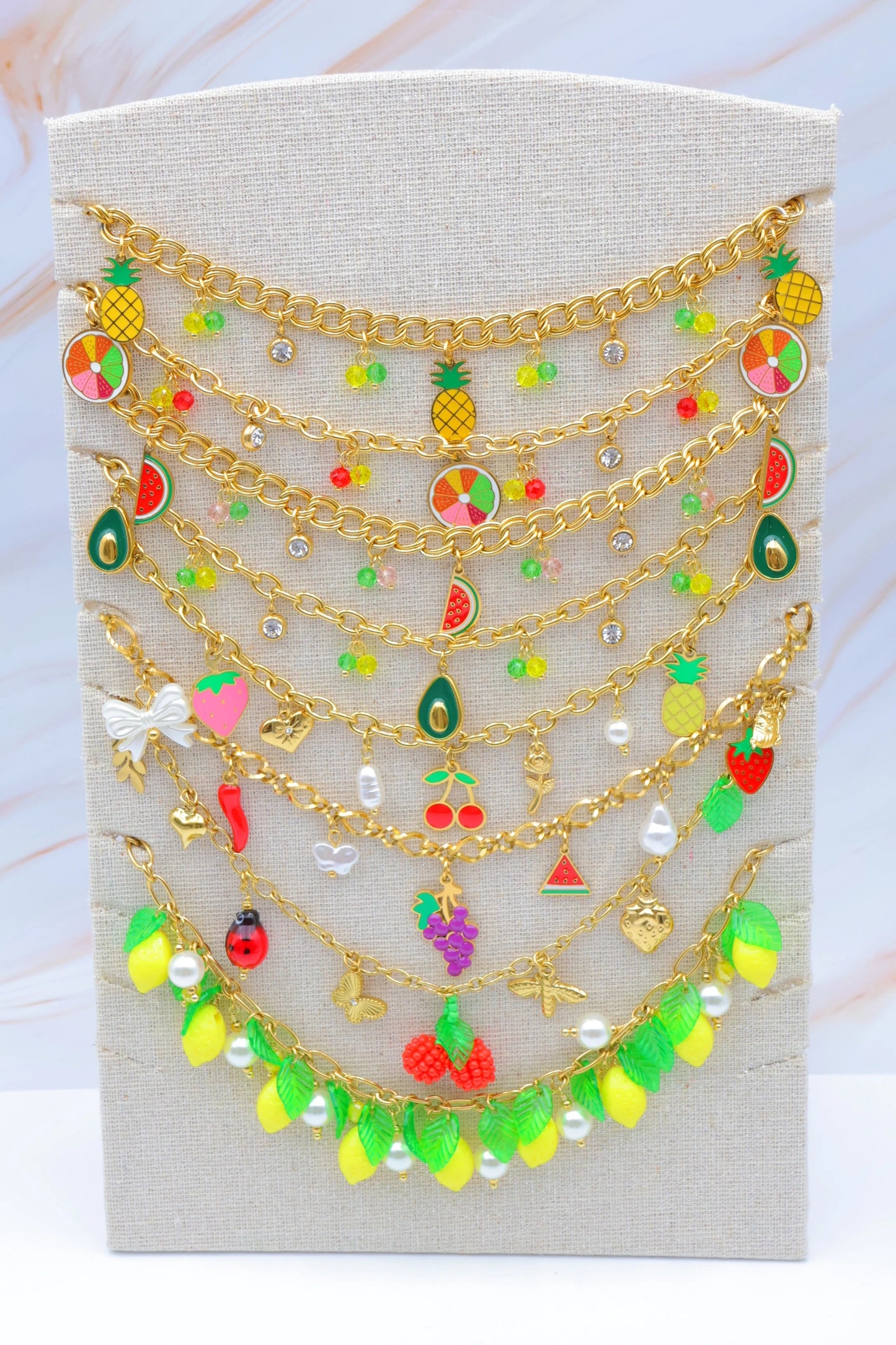 Lots de bijoux avec présentoir
