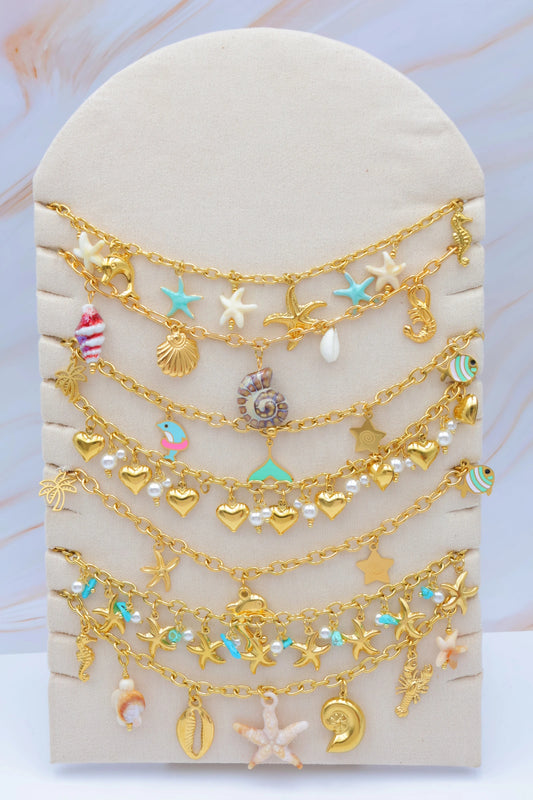 Lots de bijoux avec présentoir