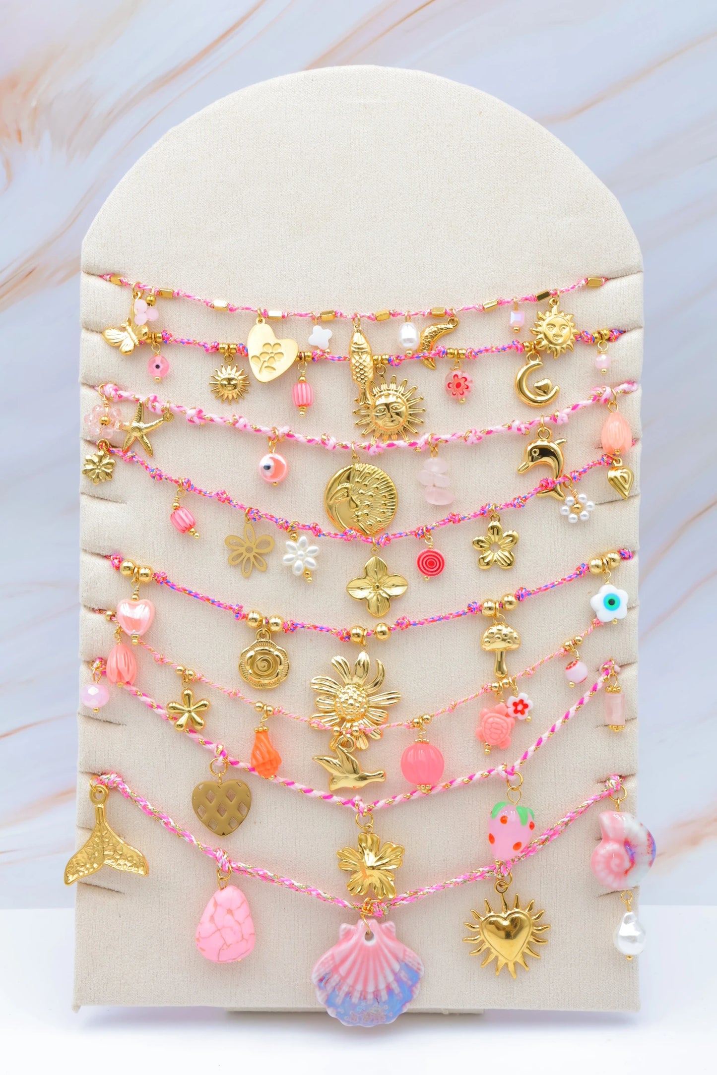 Lots de bijoux avec présentoir