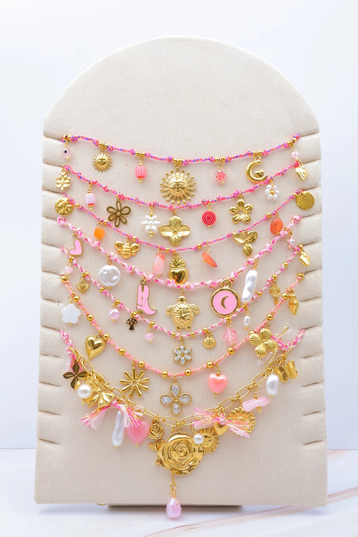 Lots de bijoux avec présentoir