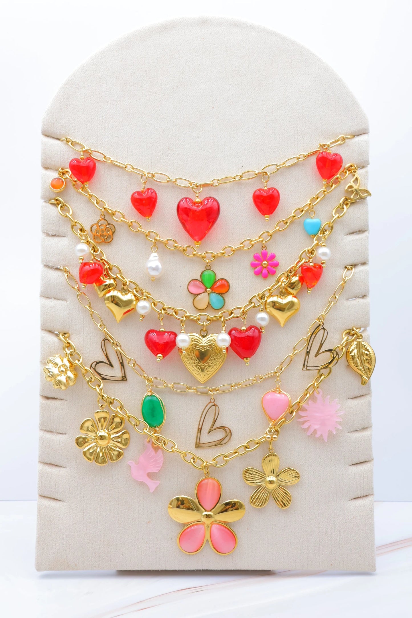 Lots de bijoux avec présentoir