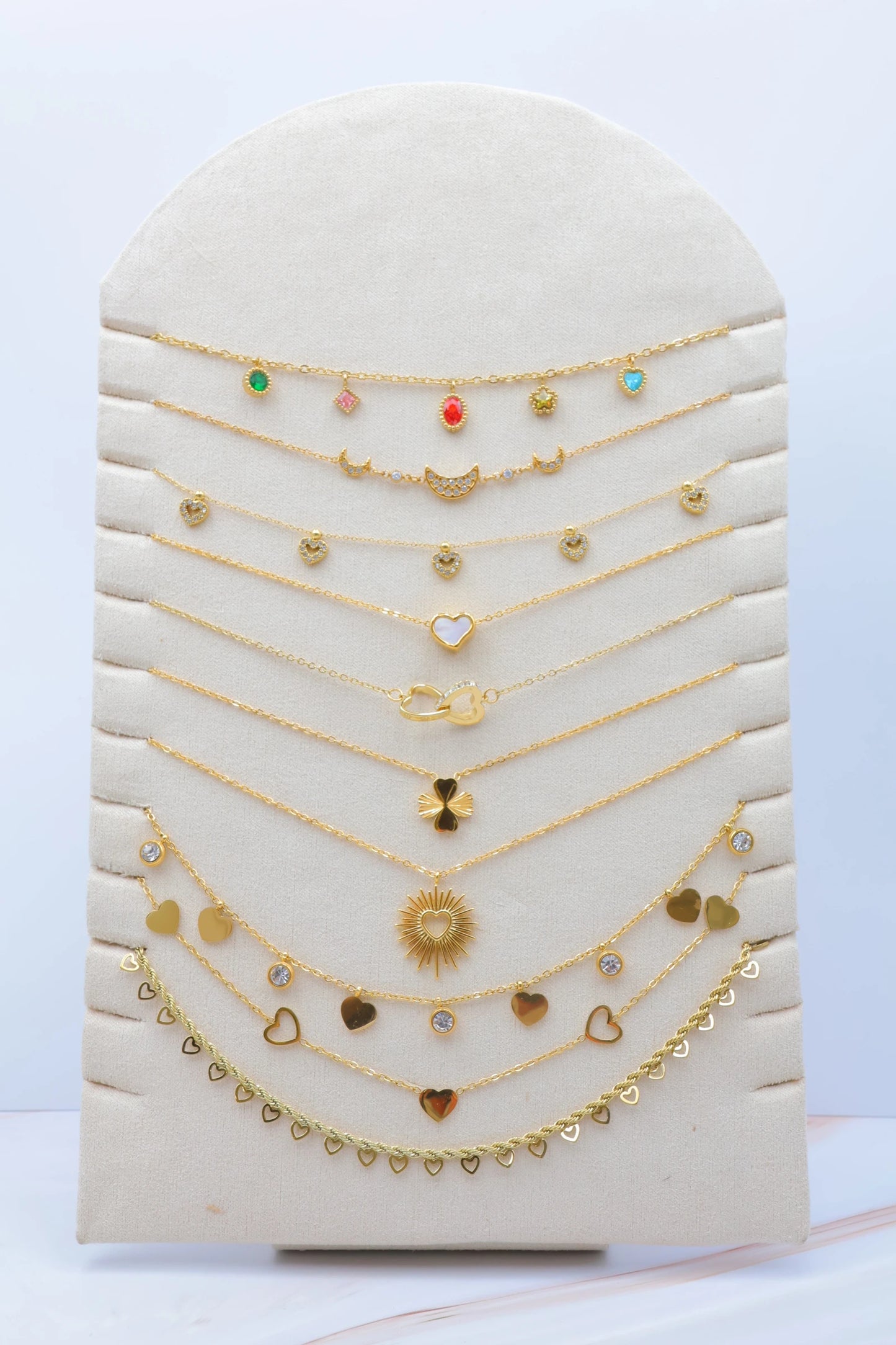 Lots de bijoux avec présentoir