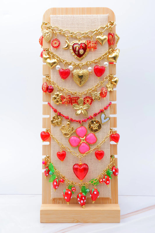 Lots de bijoux avec présentoir