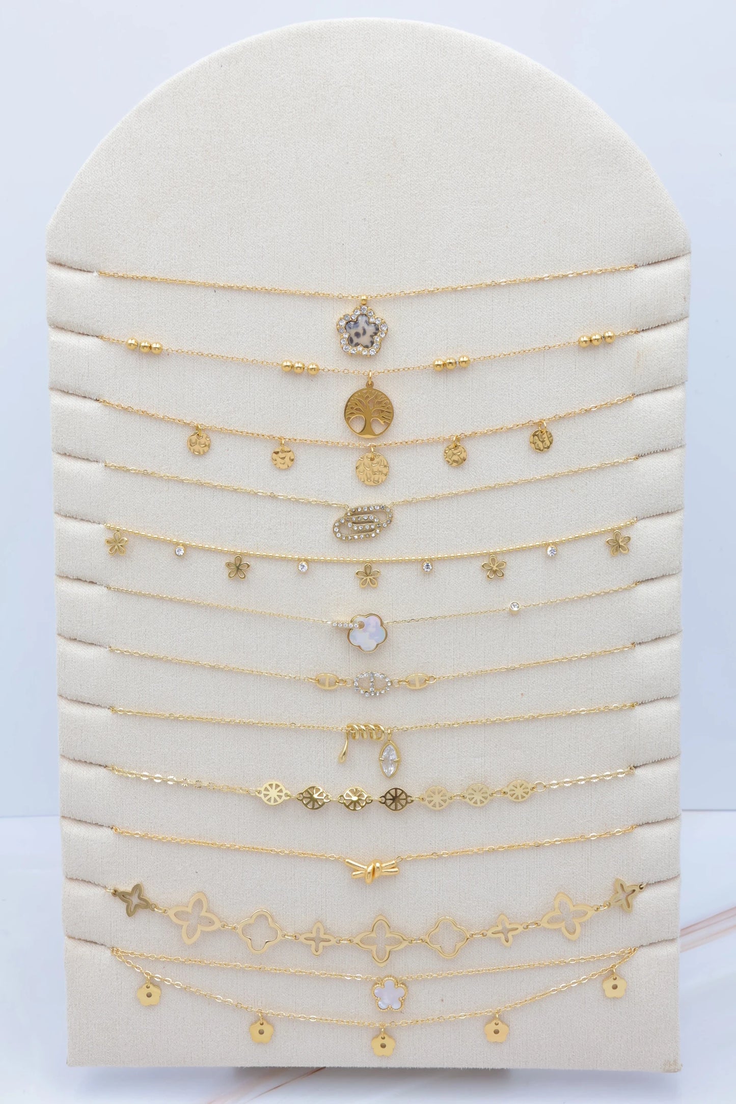 Lots de bijoux avec présentoir