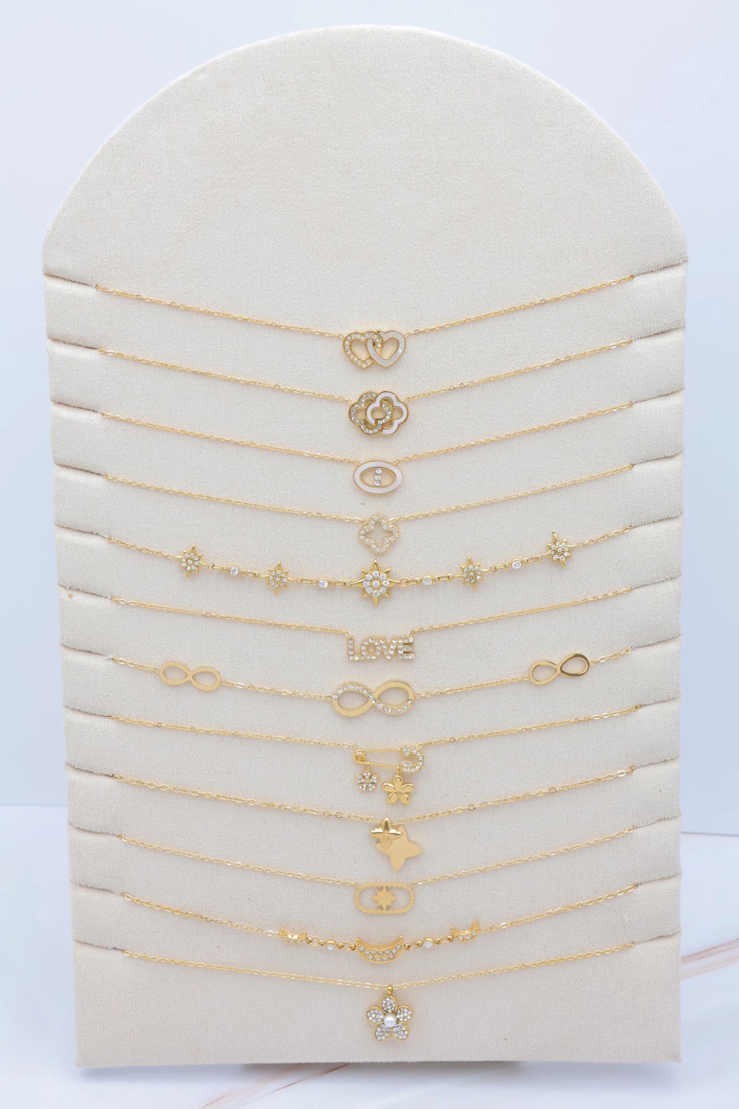 Lots de bijoux avec présentoir
