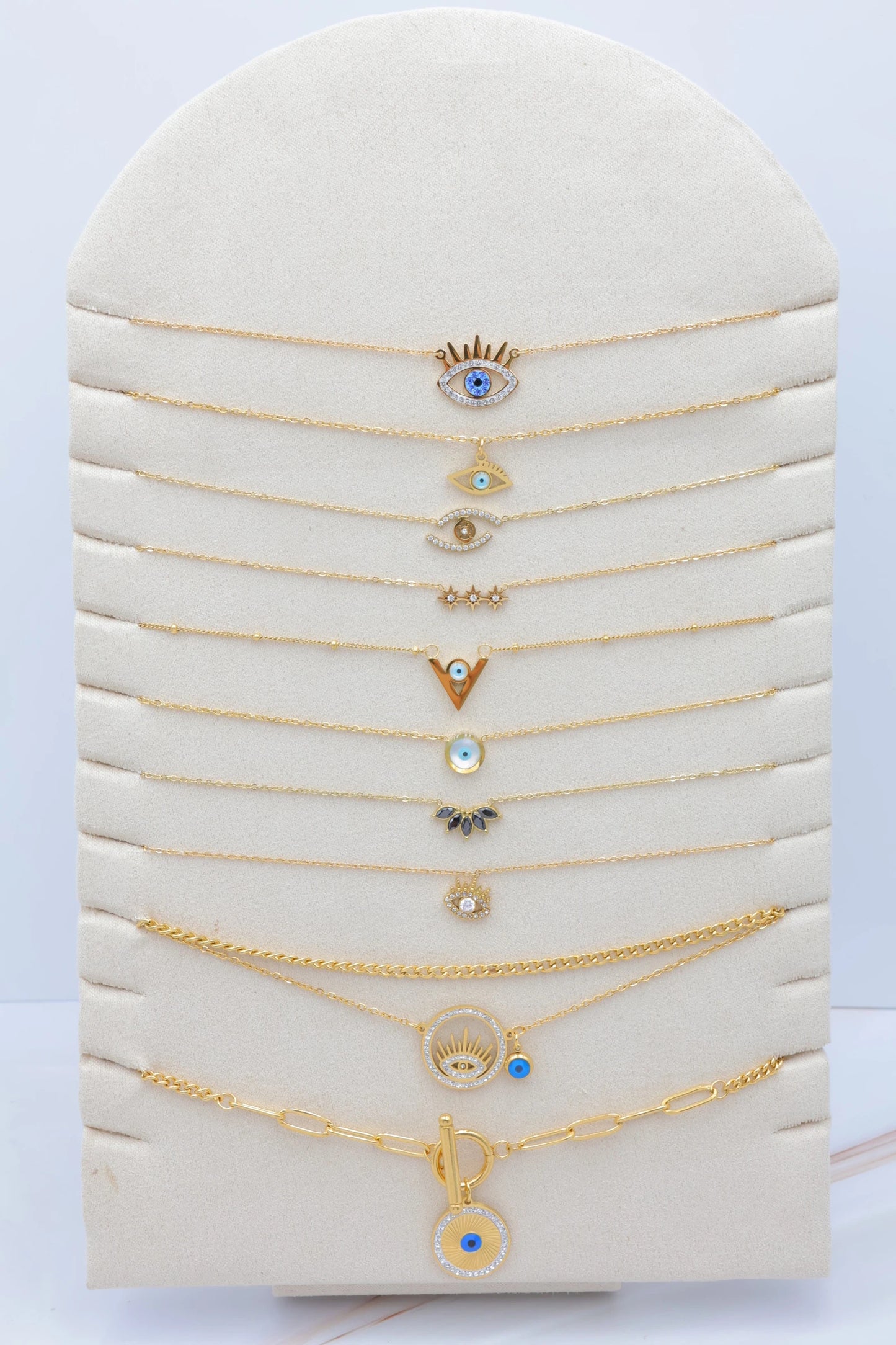 Lots de bijoux avec présentoir