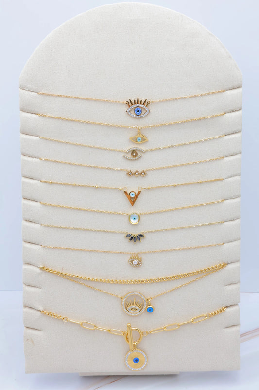 Lots de bijoux avec présentoir