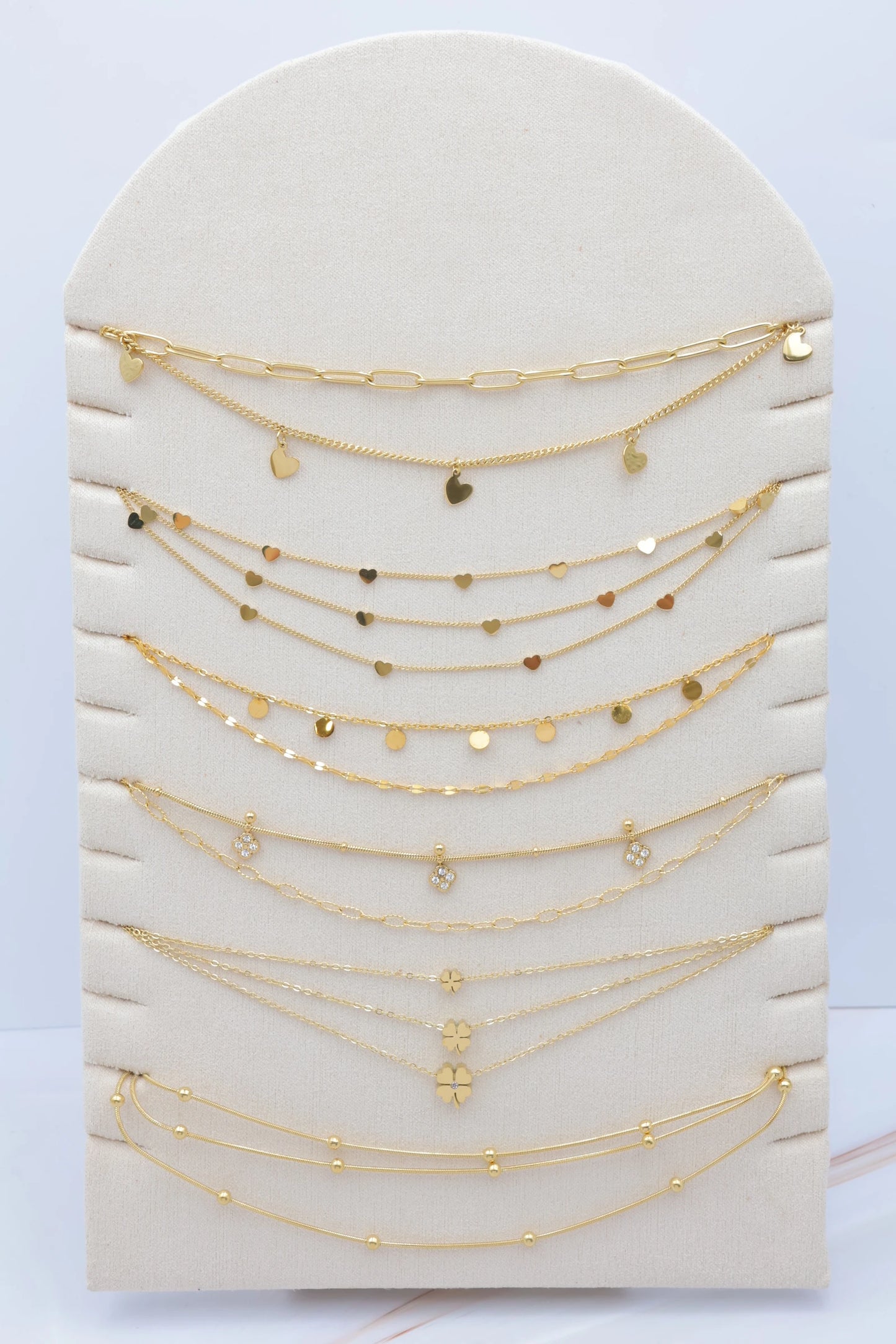 Lots de bijoux avec présentoir