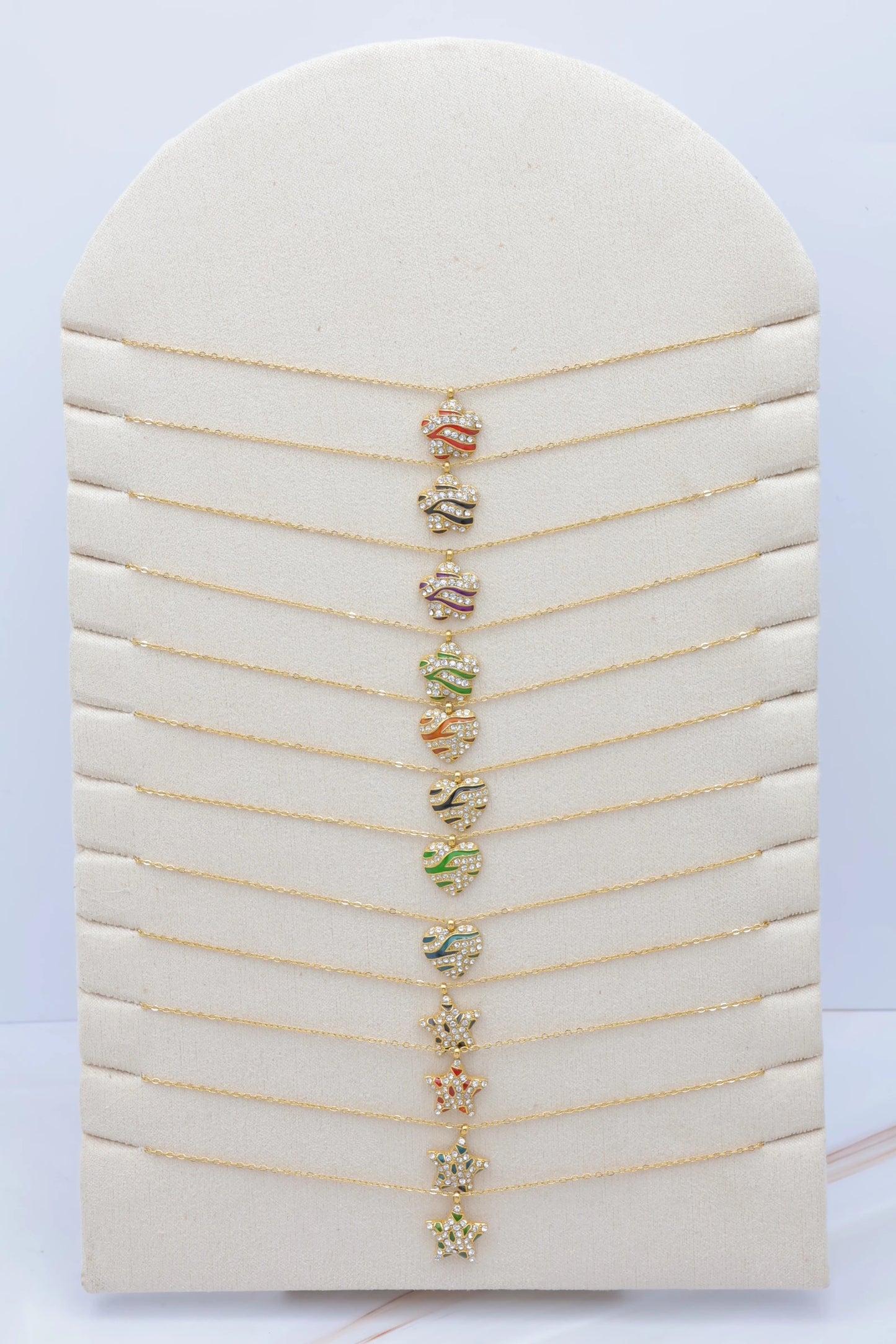 Lots de bijoux avec présentoir