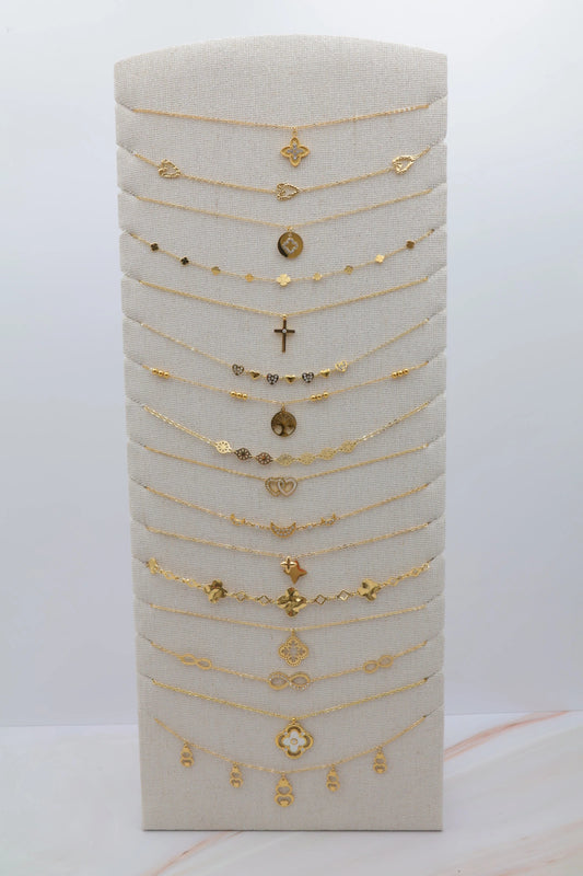 Lots de bijoux avec présentoir