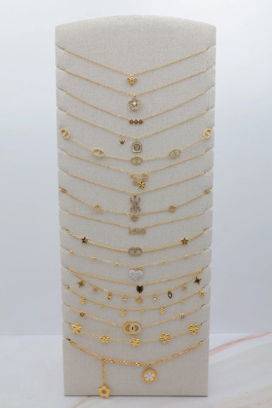 Lots de bijoux avec présentoir