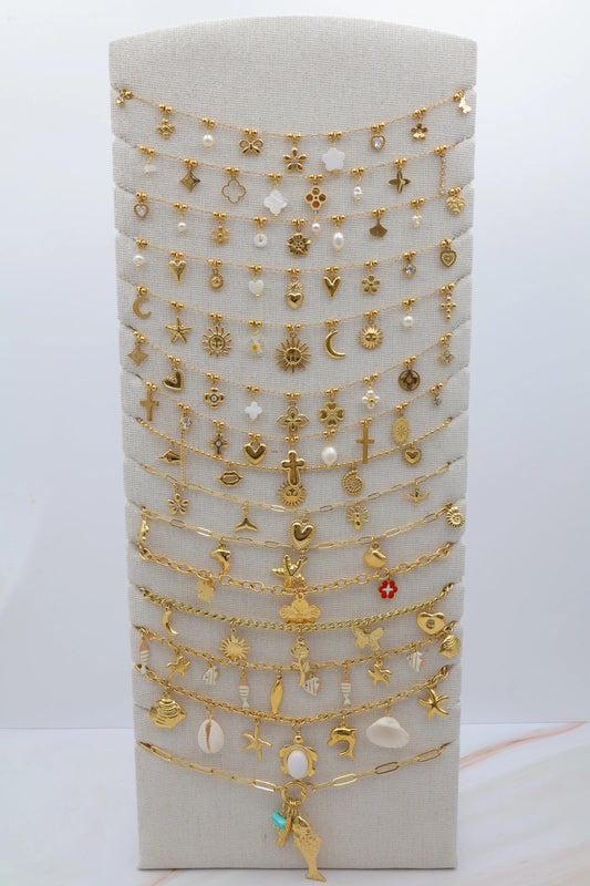 Lots de bijoux avec présentoir