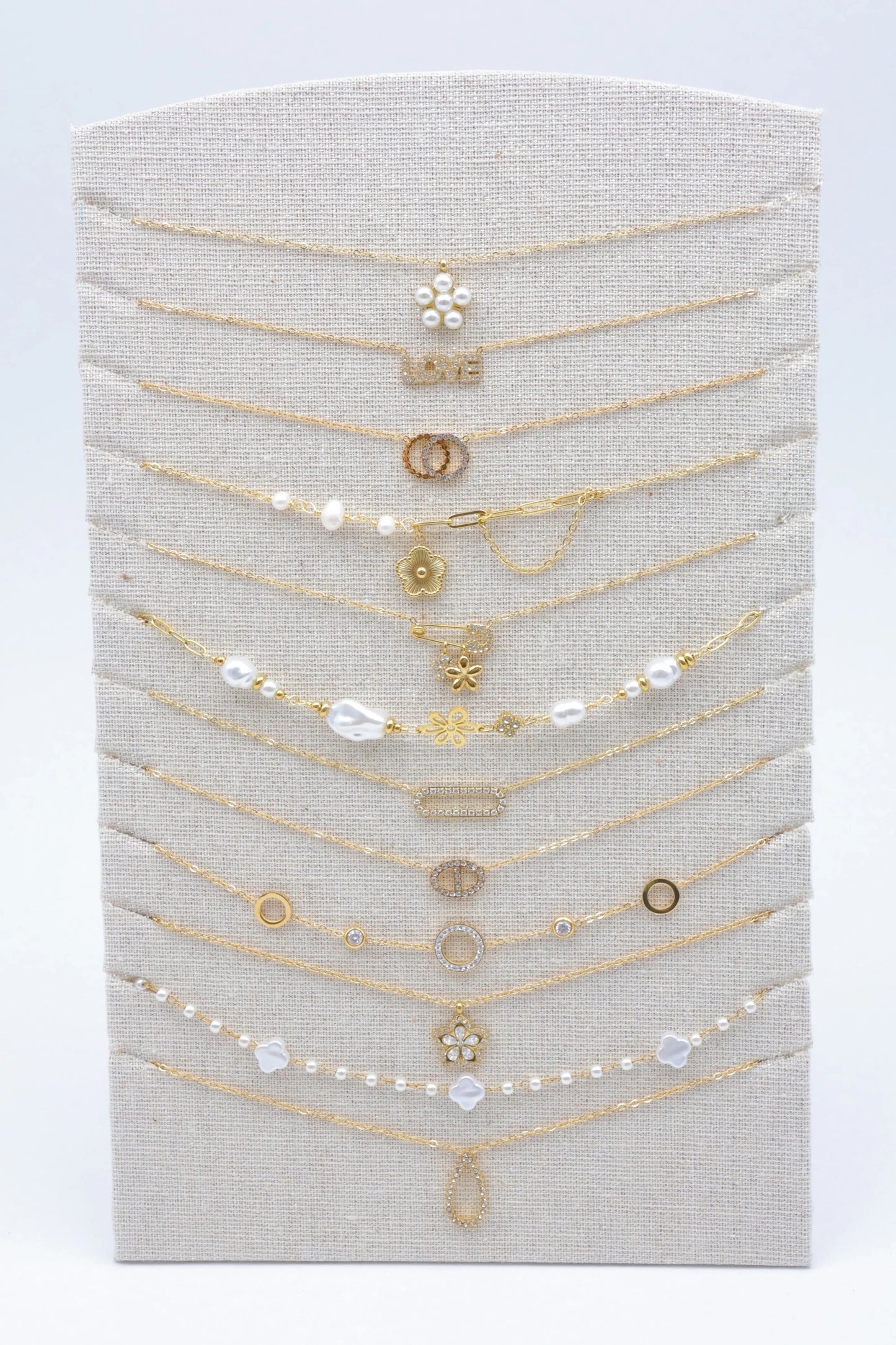 Lots de bijoux avec présentoir