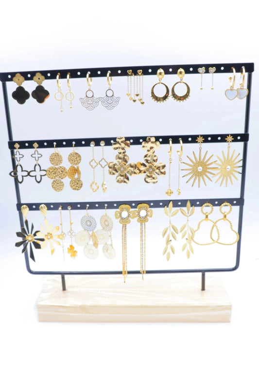Lots de bijoux avec présentoir