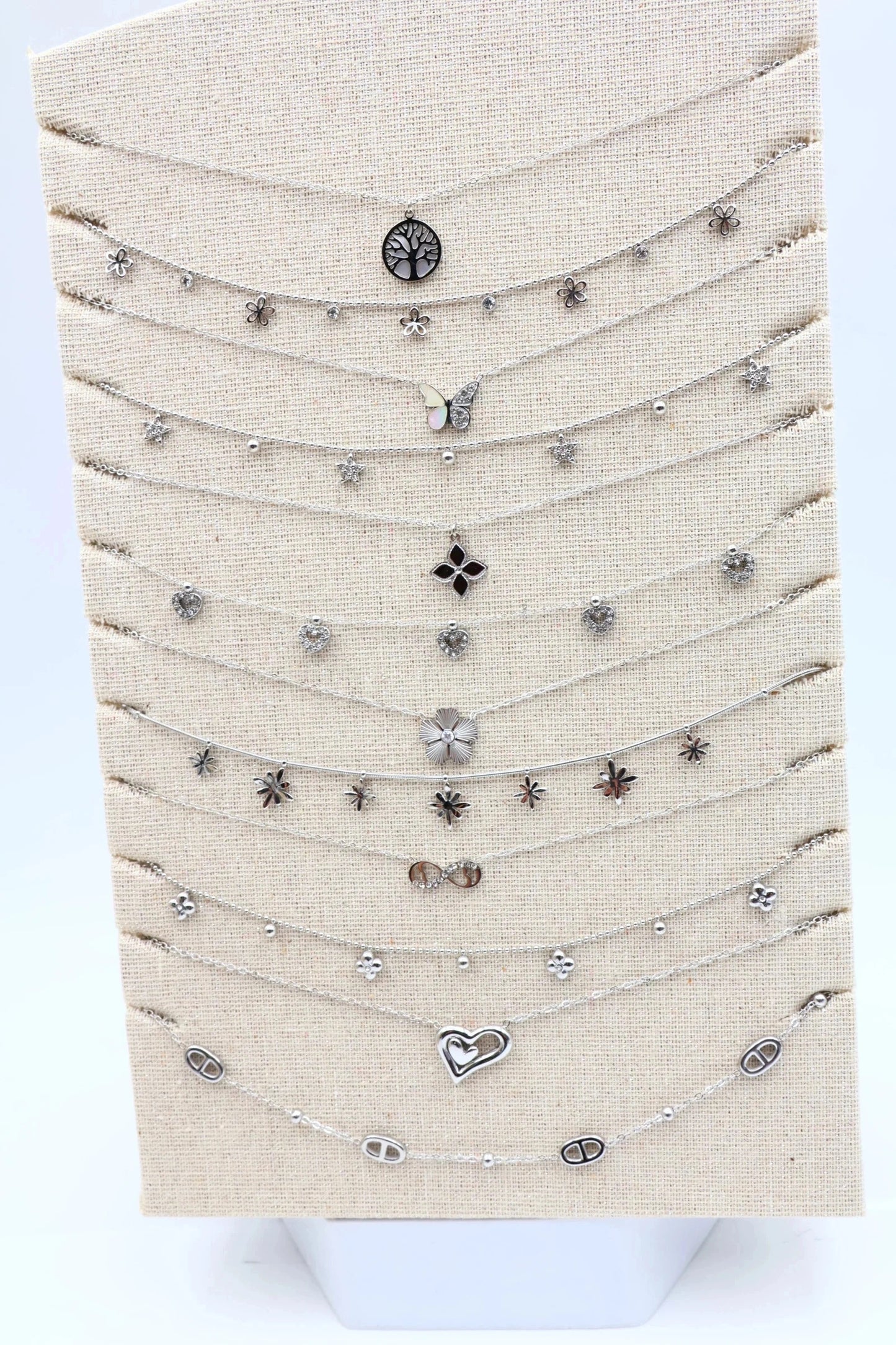 Lots de bijoux avec présentoir