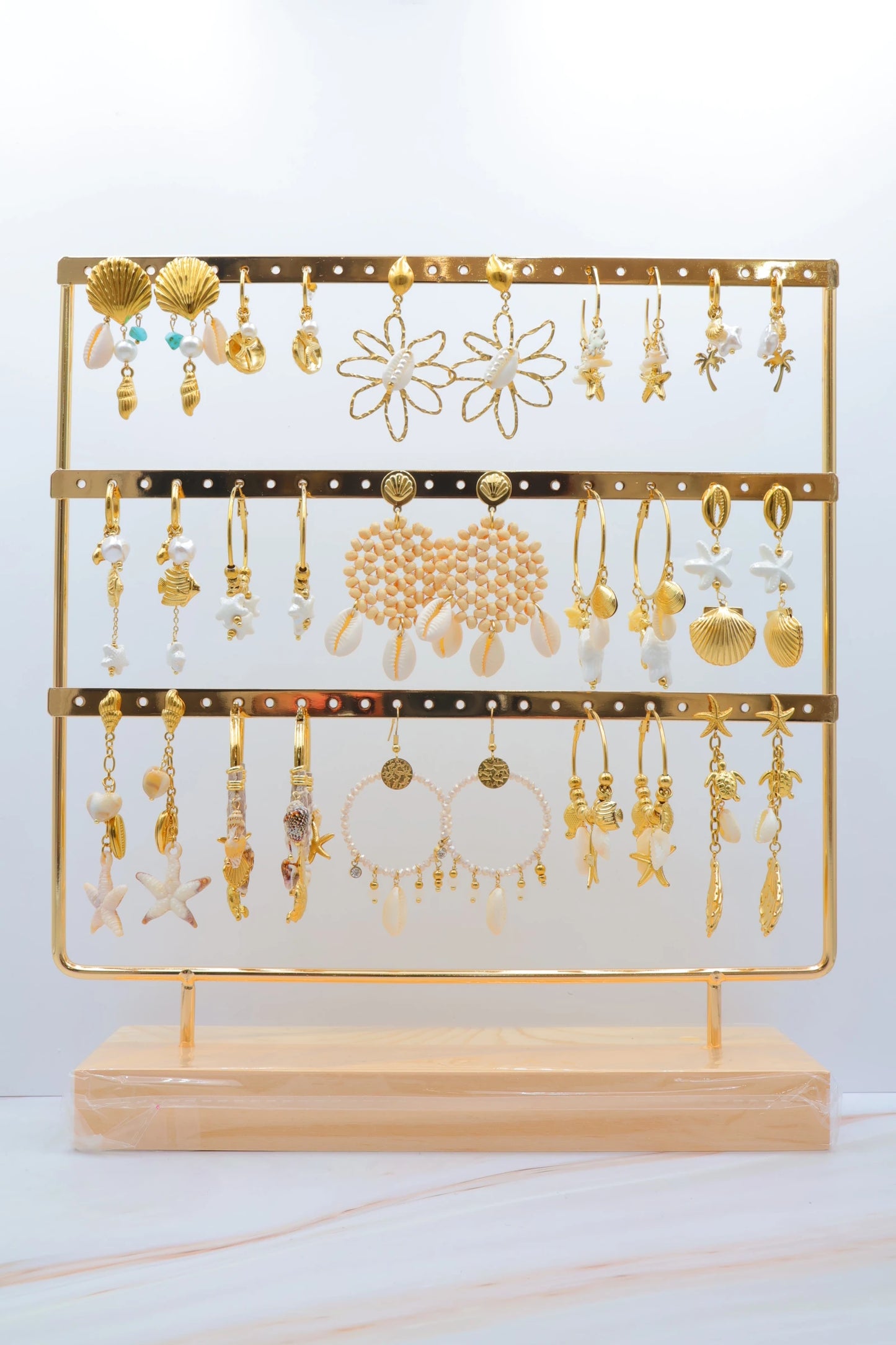 Lots de bijoux avec présentoir