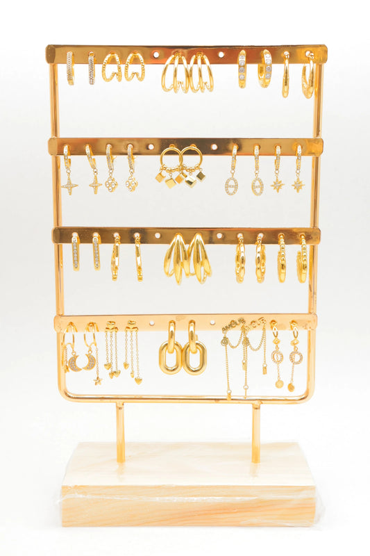 Lots de bijoux avec présentoir