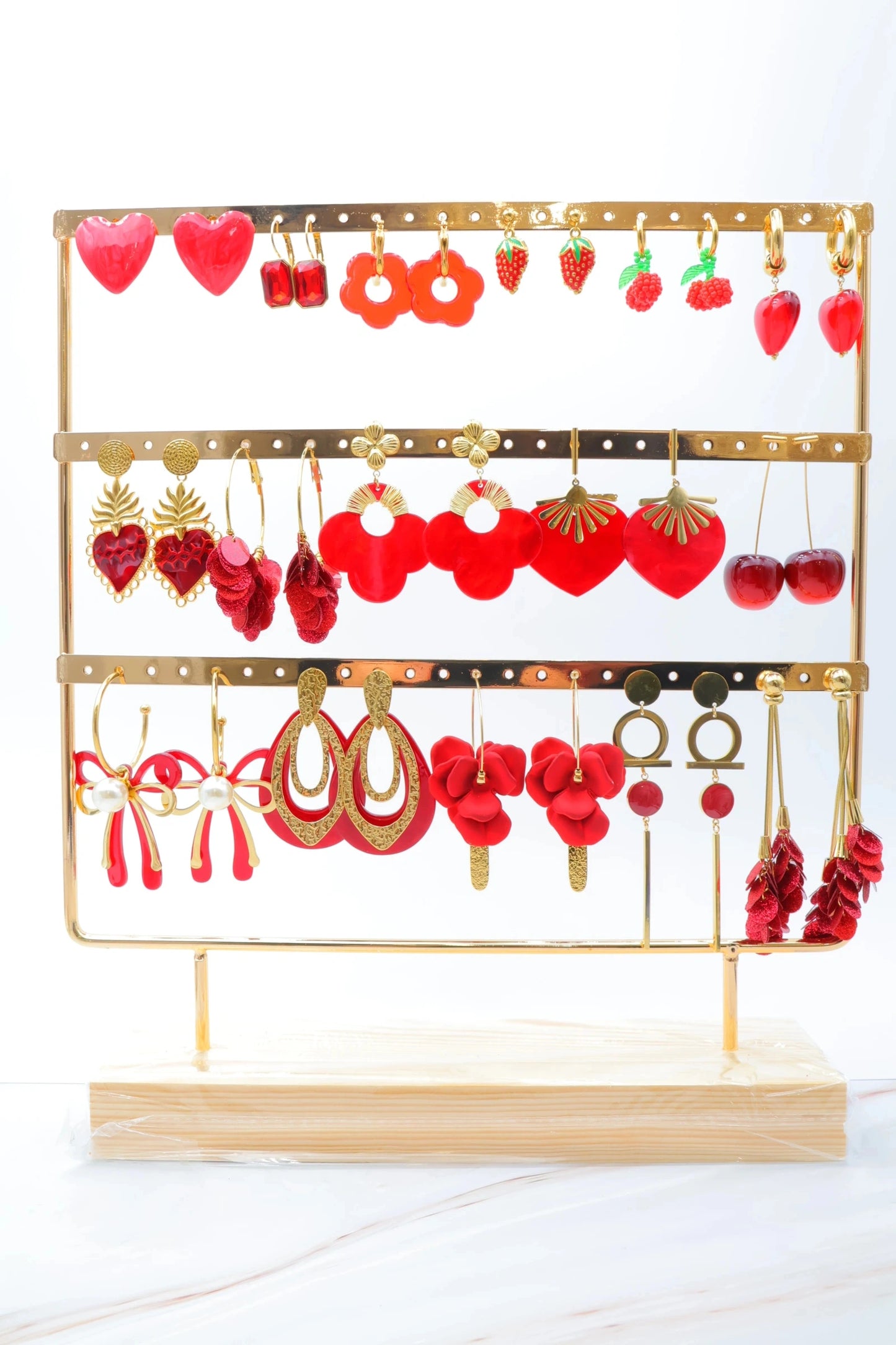 Lots de bijoux avec présentoir