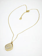 Collier en acier inoxydable - BEIGE