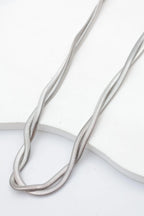 Collier en acier inoxydable - ARGENT
