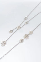 Parure de bijoux en acier inoxydable - ARGENT