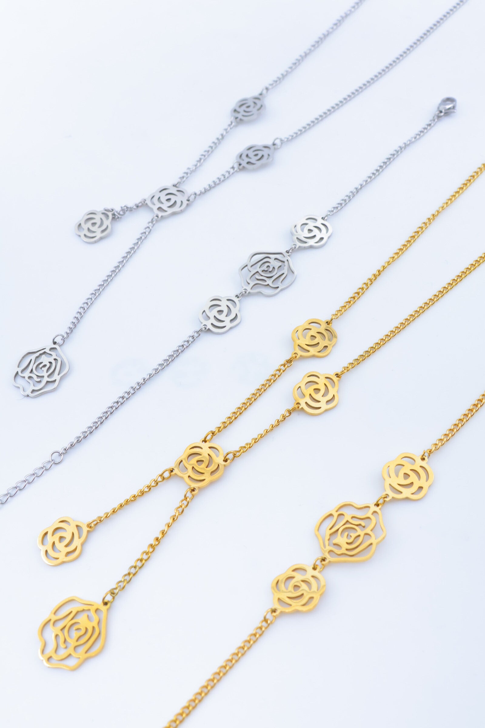 Parure de bijoux en acier inoxydable - DORÉ