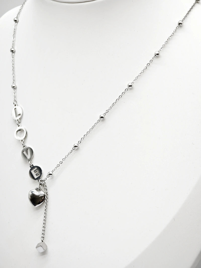 Collier en acier inoxydable - ARGENT